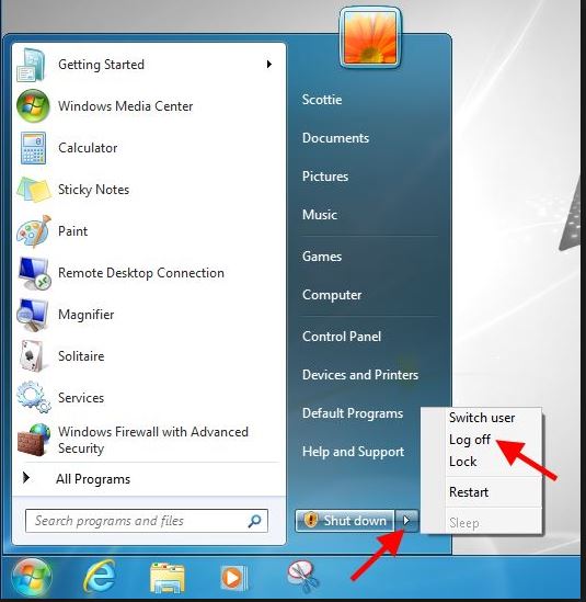 Attachment Logging Off.JPG