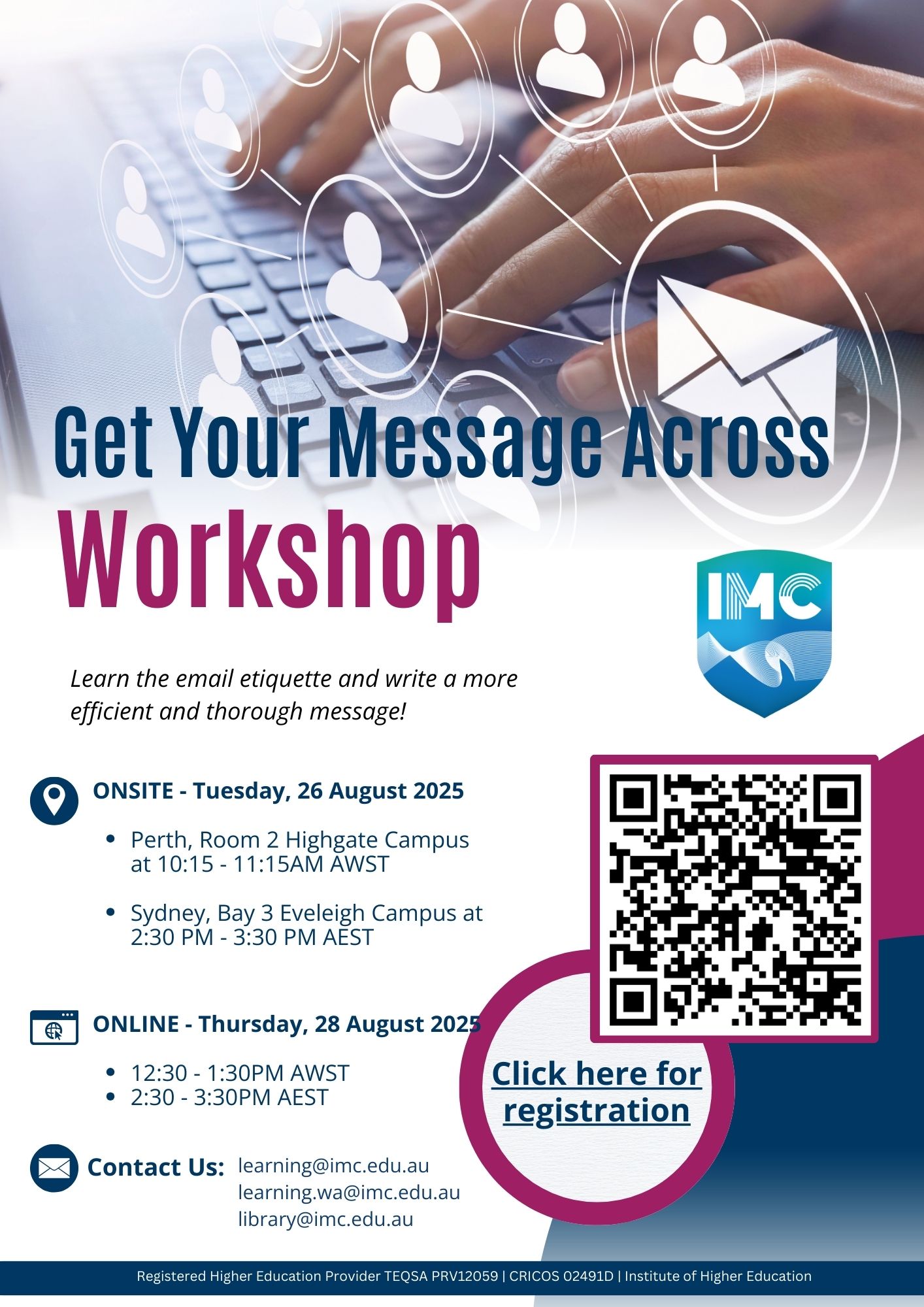 Please refer to this flyer for detail information about the workshop.